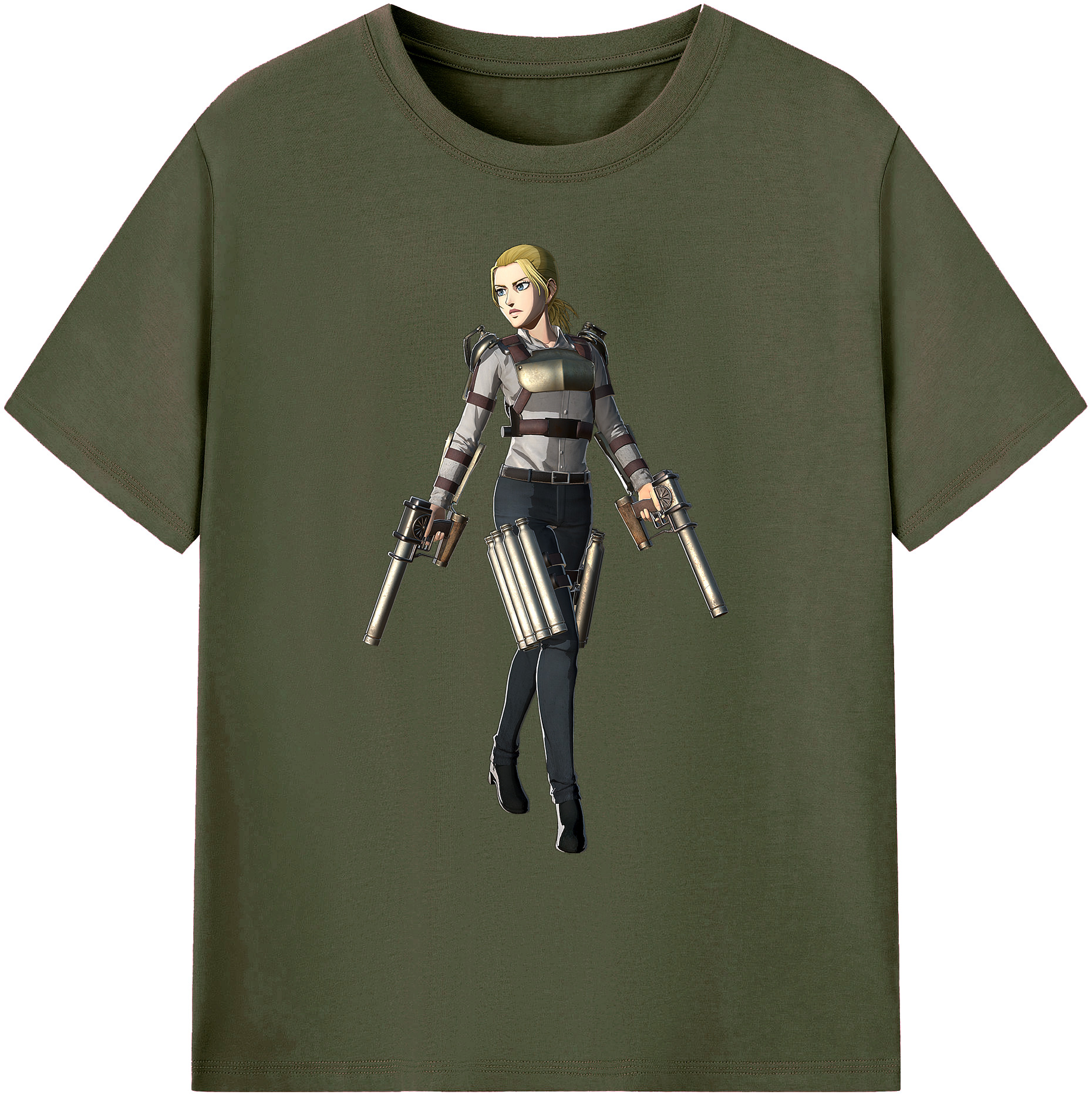 （画像用） 進撃の巨人 Attack on Titan 綿100％ メンズ半袖Tシャツ｜肌触りやわらか＆通気性